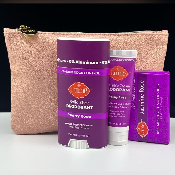 Peony/Jasmine Rose Solid & Cream Deodorant & Bar Soap Gift Set Discontinued - Picture 5 of 5